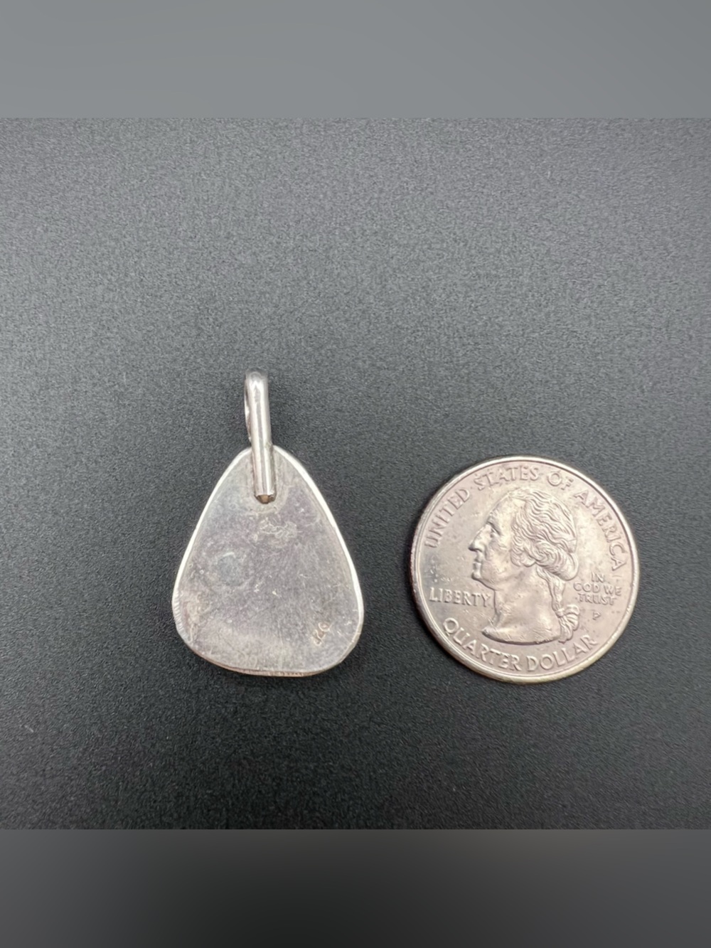 Sterling Silver Turquoise Pendant - Picture 5 of 7